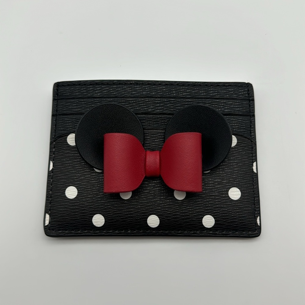 Kate Spade Disney Minnie Mouse Card Holder Case - Polka Dot Minnie Bow